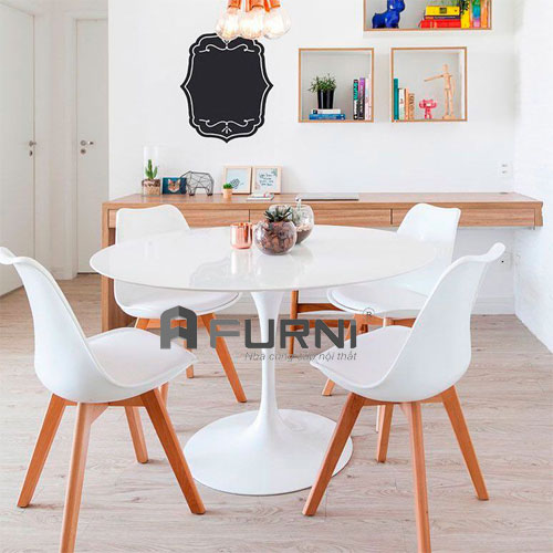 Bộ bàn ghế dành cho nhà bếp phòng ăn gia đình 4 nguời BA TULIP DSW-P