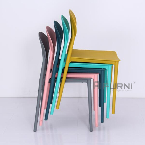 Ghế ăn đẹp bằng nhựa đúc có thể xếp chồng CC1520
