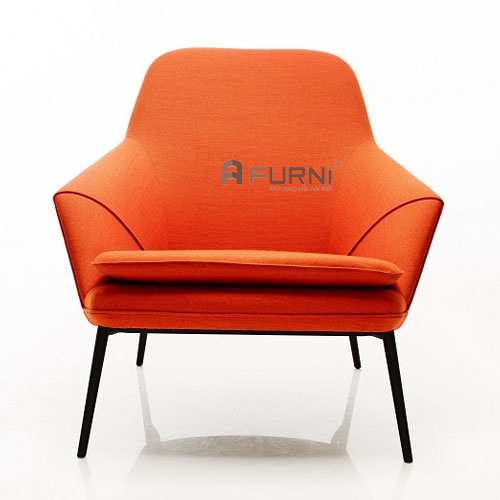 Ghế thư giãn HUG ARMCHAIR màu xám cam sang trọng nổi bật hiện đại tại HCM