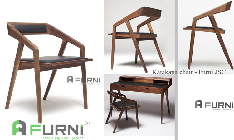 Ghế gỗ sang trọng cổ điển Katakana