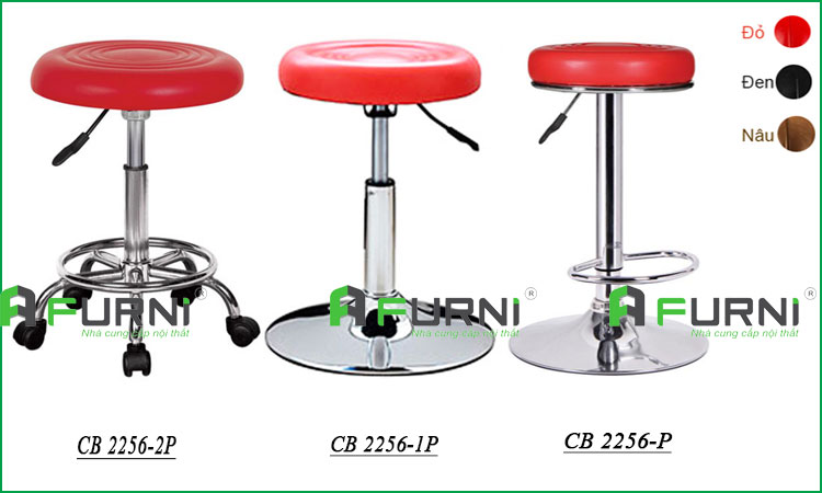 Ghế quầy giao dịch CB 2256 không lưng tựa gọn gàng tiết kiệm diện tích