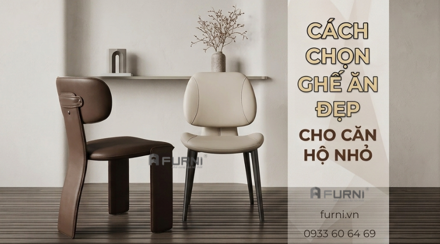 Cách chọn ghế ăn đẹp cho căn hộ nhỏ
