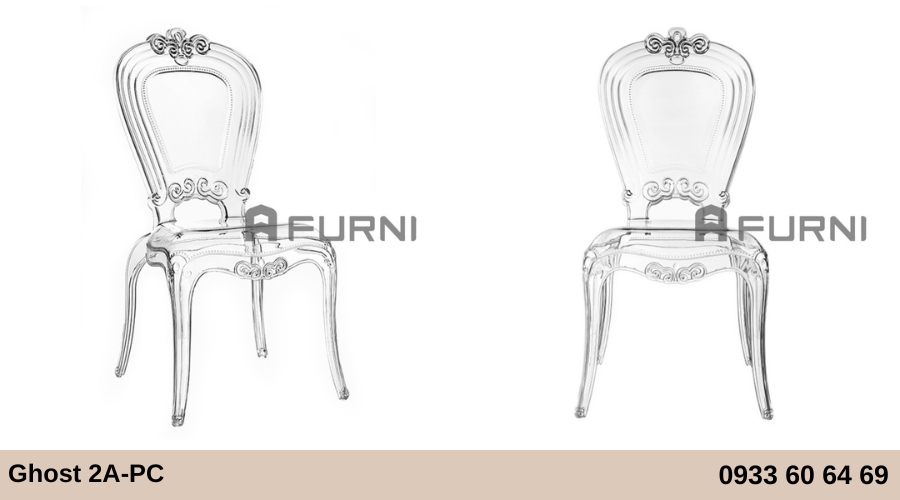 Ghế nhà hàng trong suốt sang trọng Ghost 2A-PC