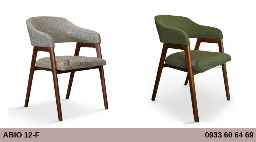Ghế gỗ bọc nệm sang trọng ABIO 12-F