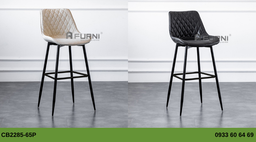 Ghế ngồi quầy đảo bếp lưng cao CB2285-65P