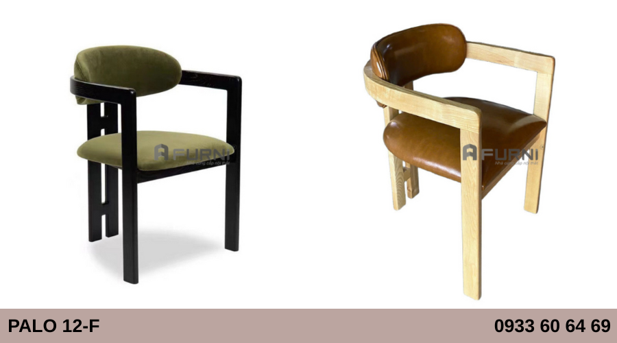 Ghế tiếp khách khung gỗ sang trọng PALO 12-F​