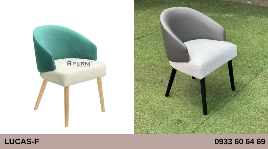 Ghế nhà hàng khung gỗ cao cấp LUCAS-F​