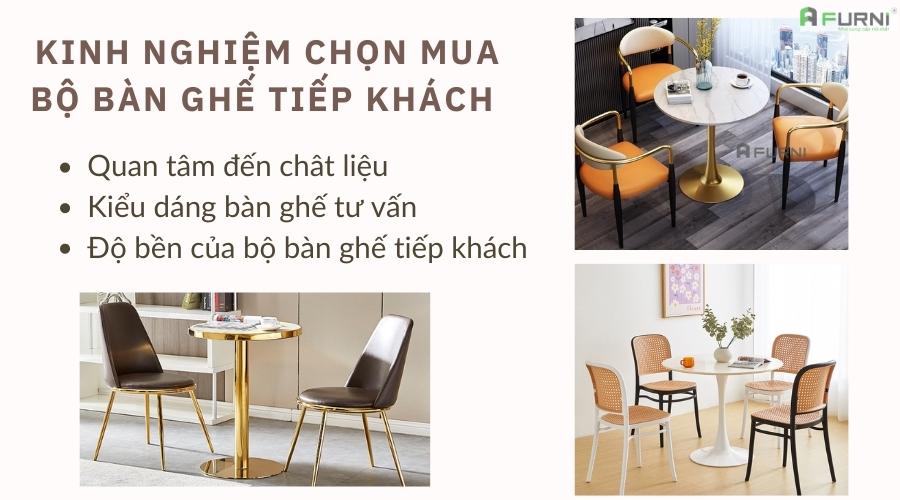 Cách chọn mua bộ bàn ghế tiếp khách phù hợp 