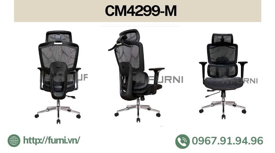 Ghế công thái học dành cho người làm văn phòng CM4299-M