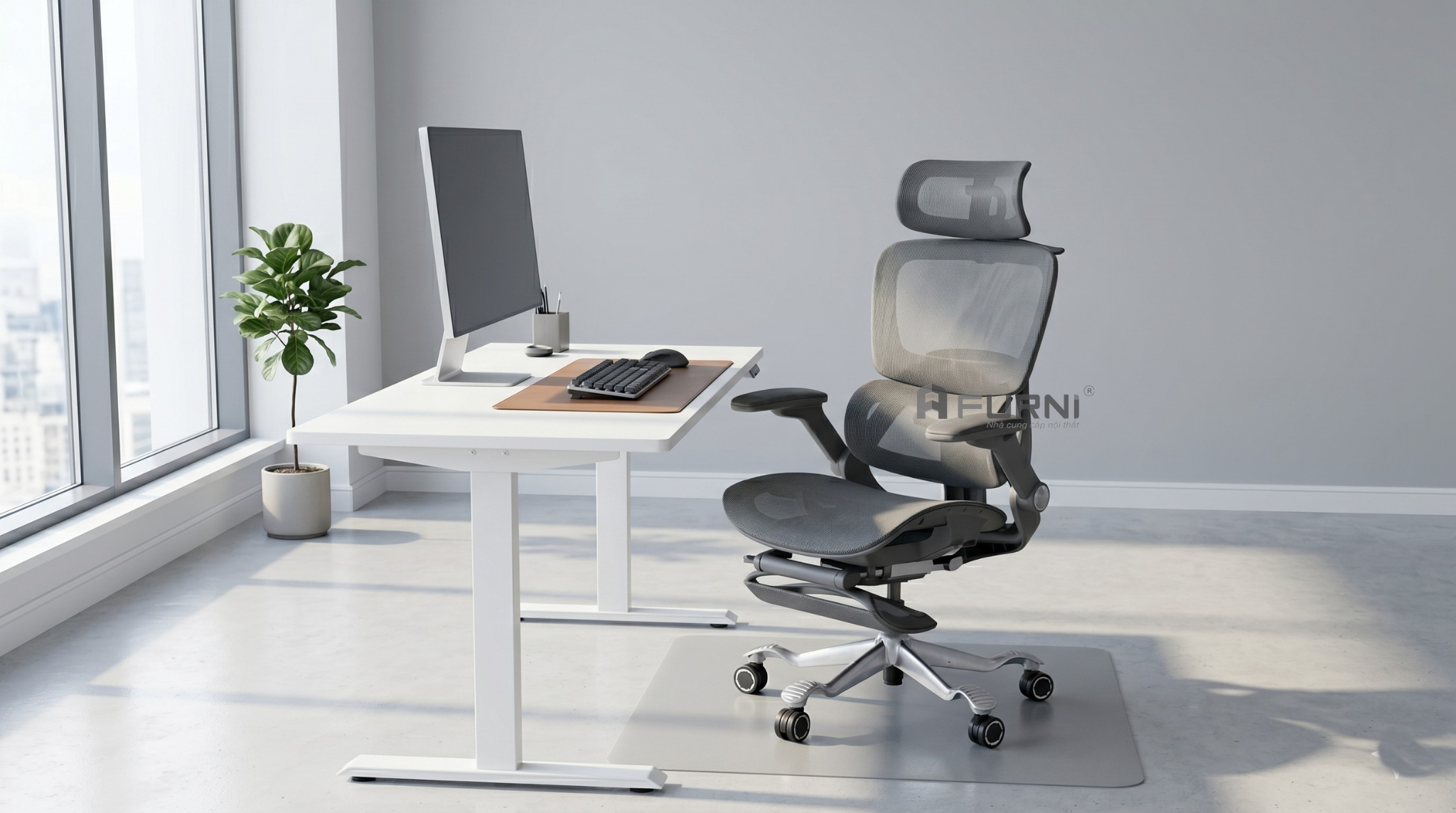 Ghế làm việc bảo vệ cột sống CR01001-2M